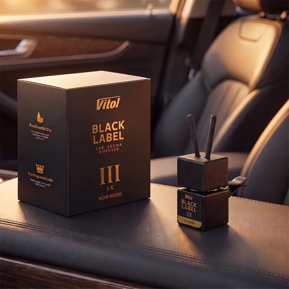 Ароматизатор для авто Vitol Lab Noir Wood, 8 мл